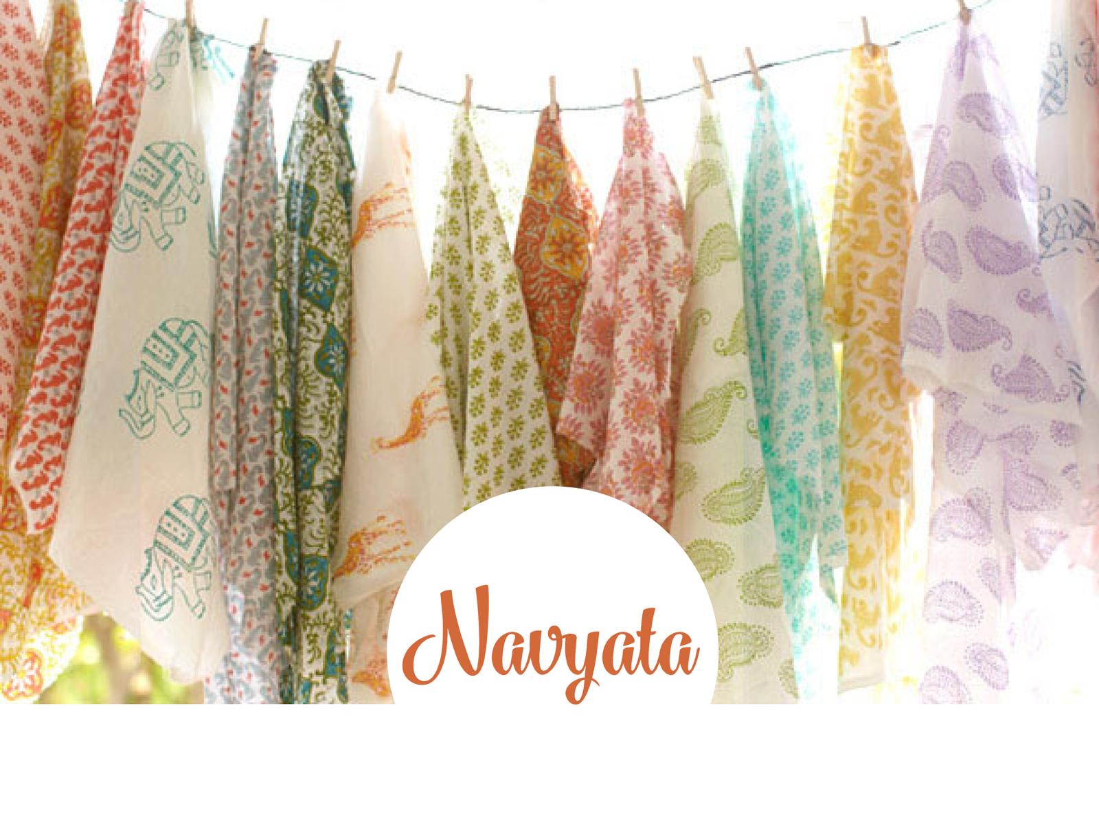 Navyata colorful handcrafted textile banner